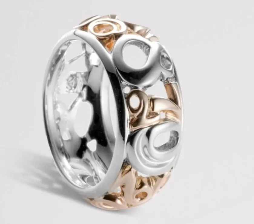 Franck Muller Talisman Small Ring in 18k Pink and White