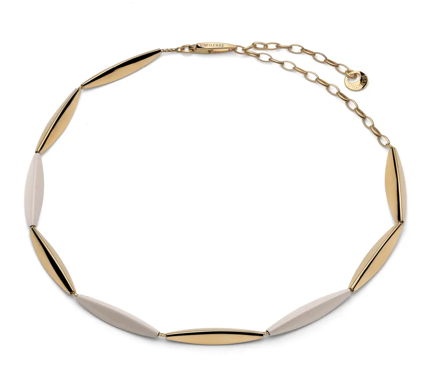 Collana Aria con elementi avorio Silver