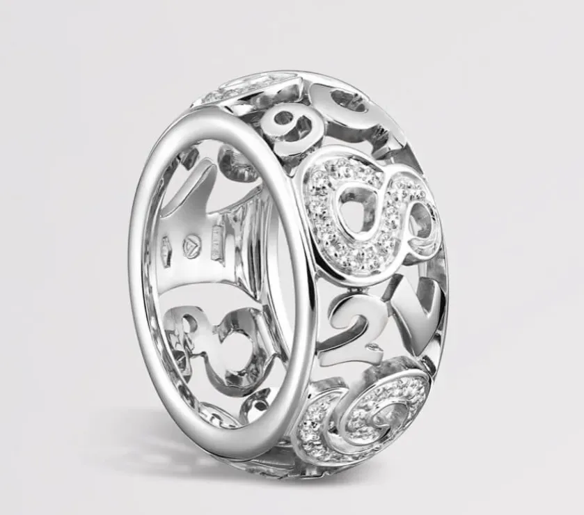 Franck Muller Talisman Small Diamond Iconic Numerals Ring in 18k White