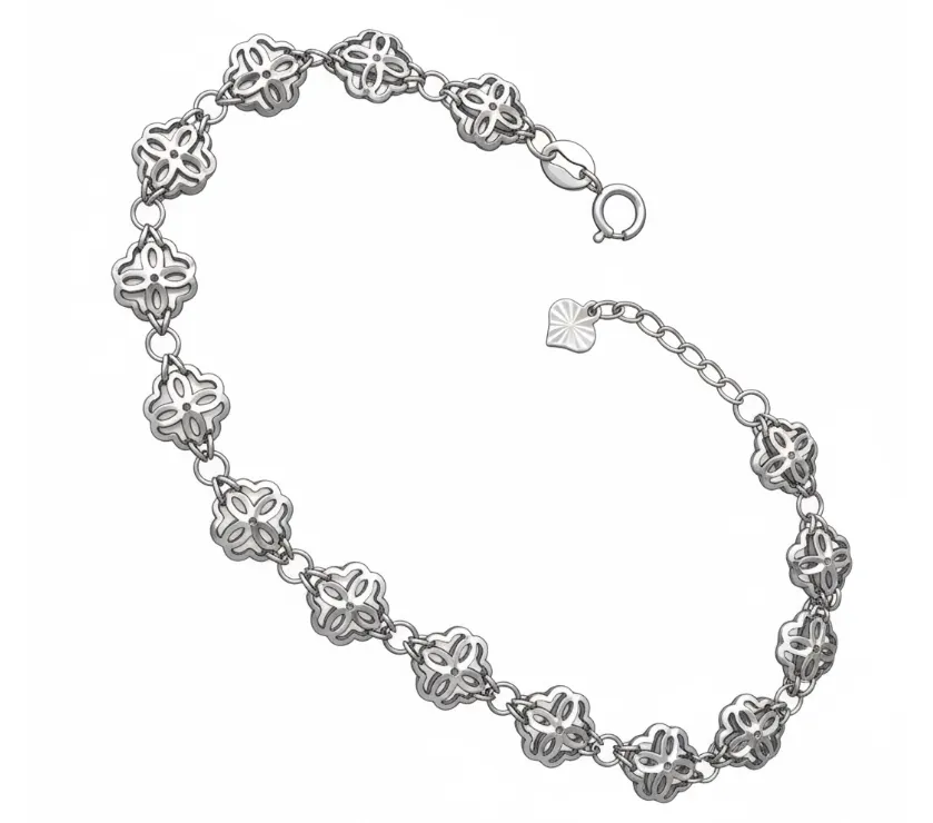 Flora 18K Gold Italian Bracelet