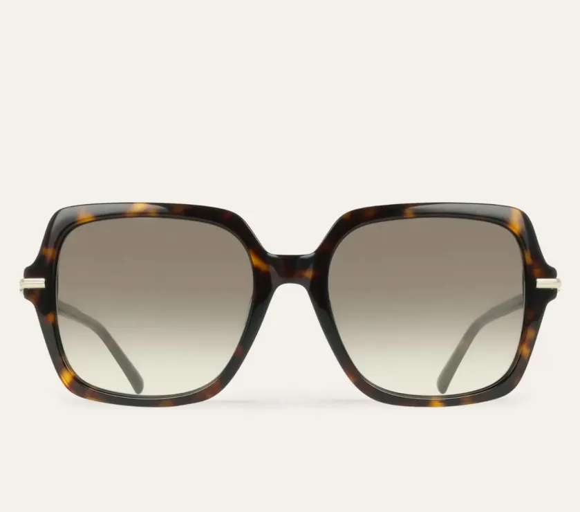 Ferragamo Dark Tortoise / Brown Sunglasses 57-19