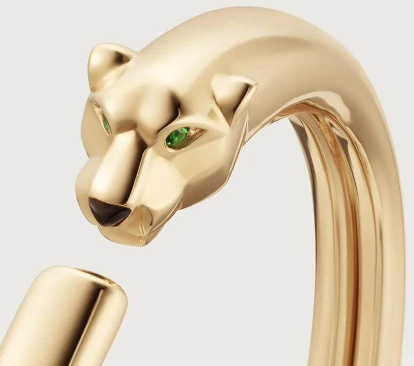 PANTHERE DE CARTIER ONYX 18K YELLOW GOLD SMALL MODEL