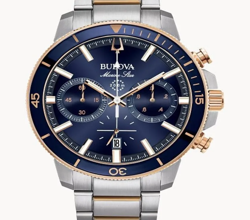 Bulova Marine Star SERIES C 98B301 Chrono Quartz 45MM