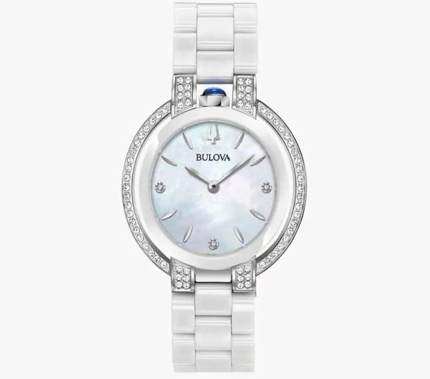 Bulova Rubaiyat DIAMOND 98R268 Quartz Women' Watch 35MM