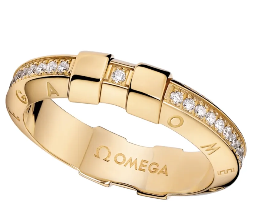 Omega Constellation R47BBA01004XX Diamond Ring in 18KWG