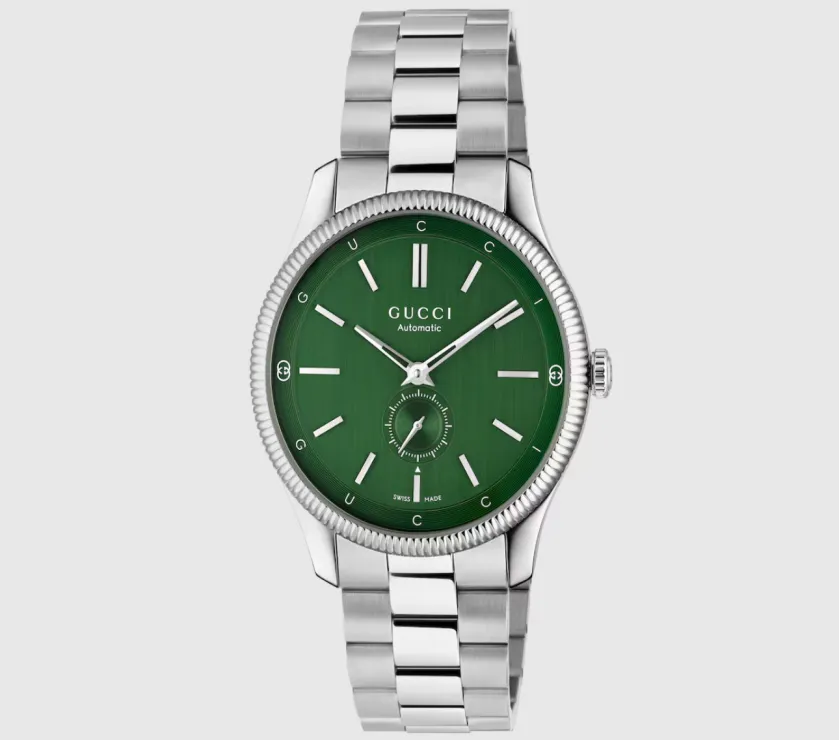 Gucci G-Timeless Green Dial YA126397 Automatic St. Steel Bracelet
