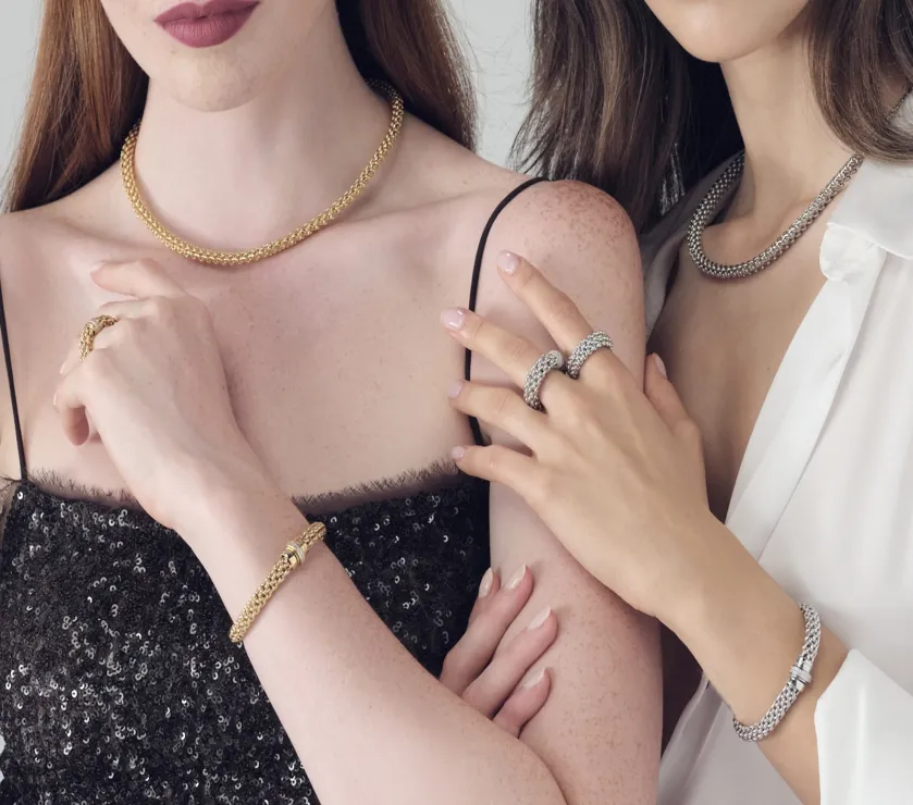 Bracciale Chicco in argento e zirconi