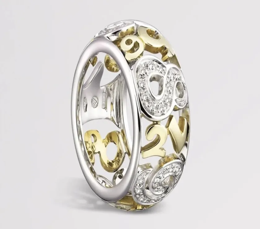 Franck Muller Talisman Small Diamond Iconic Numerals Ring in 18k