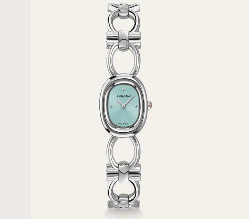 Salvatore Ferragamo Double Gancini 611314 784390 Quartz Watch