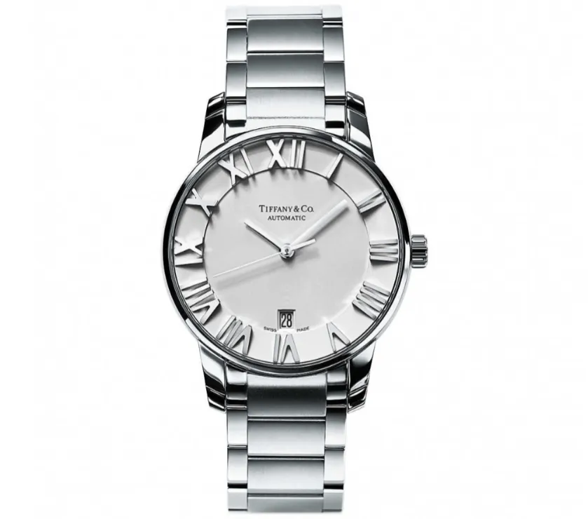 Tiffany Co. Watch Atlas Dome Automatic Winding Stainless Steel